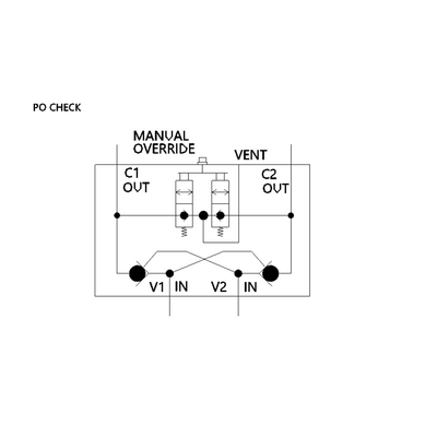 617501 ALADCO PO CHECK VALVE<BR>3/4" NPT FEMALE, FL O'RIDE BUTTON, 150PSI